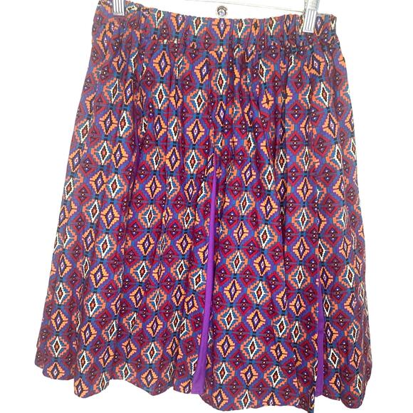 Aztec Princess Skirt & Vest Top M Purple Fringe Costume Gypsy Bohemian Festival - Picture 7 of 8